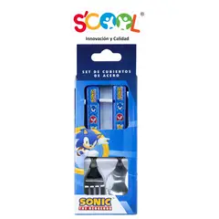 SCOOL - Set Cubiertos Acero Inoxidable Sonic