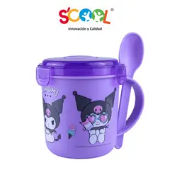 SCOOL - Vaso Snack Con Cuchara 500ml Pp Ranger Kuromi