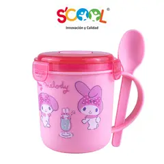 SCOOL - Vaso Snack Con Cuchara 500ml Pp Ranger My Melody