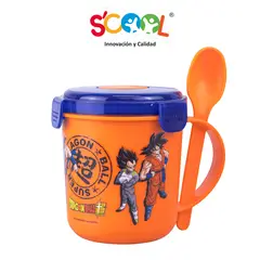 SCOOL - Vaso Snack Con Cuchara 500ml Pp Ranger Dragon Ball