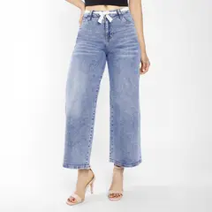 KANSAS - Jean Culotte Tiro Alto Mujer