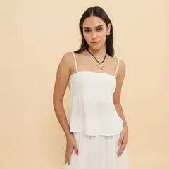 SYBILLA - Blusa Sin Mangas Mujer