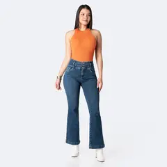PIONIER - Jean Flare Tiro Alto Mujer