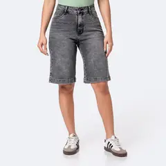 PIONIER - Bermuda Jean Regular Fit Mujer