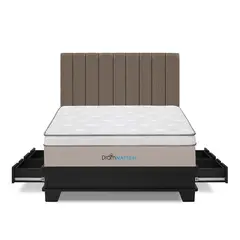 DROM - Dormitorio Natten 4 Cajones King Laqueado