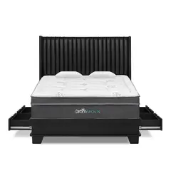 DROM - Dormitorio Moln 4 Cajones King Laqueado