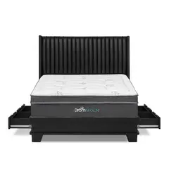 DROM - Dormitorio Moln 4 Cajones King Laqueado