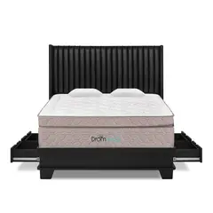 DROM - Dormitorio Mild 4 Cajones King Laqueado