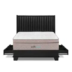 DROM - Dormitorio Mild 4 Cajones King Laqueado