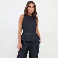 DENIMLAB - Top Denim Mujer