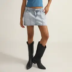 DENIMLAB - Falda Short Denim Mujer