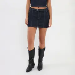 DENIMLAB - Falda Short Denim Mujer