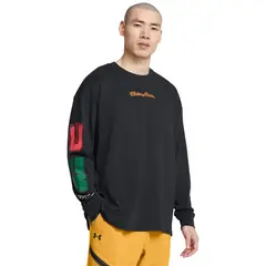 UNDER ARMOUR - Camiseta Manga Larga Collegiate Script Hw