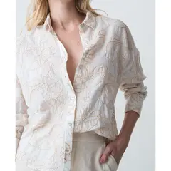 NAF NAF - Blusa Manga Larga Mujer