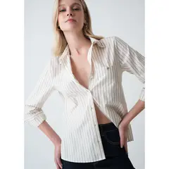 NAF NAF - Blusa Manga Larga Mujer