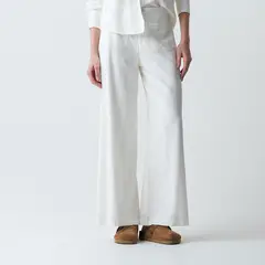 NAF NAF - Pantalón Palazzo Tiro Medio Mujer