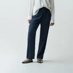 NAF NAF - Pantalón Fluido Tiro Alto Mujer