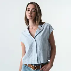 NAF NAF - Blusa Manga Corta Mujer