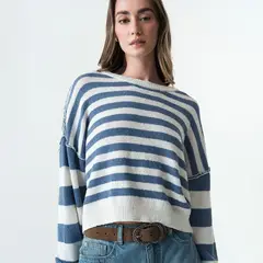 NAF NAF - Chompa Manga Larga Mujer