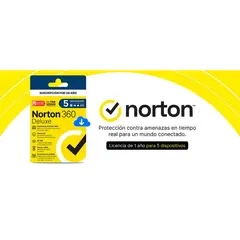 NORTON - 360 Deluxe 5 Dispositivos 50gb