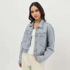 SYBILLA - Casaca Denim Mujer