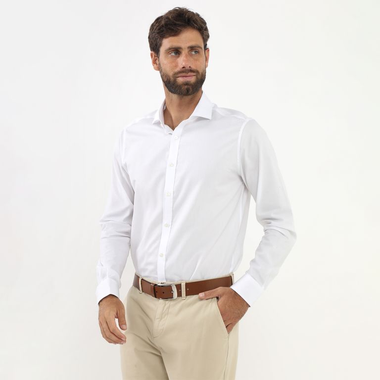 Camisa MangaLarga Casual Hombre