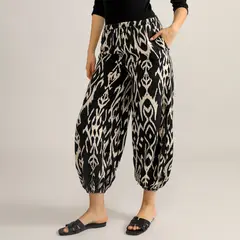 UNIVERSITY CLUB - Pantalón Balloon Tiro Medio Mujer