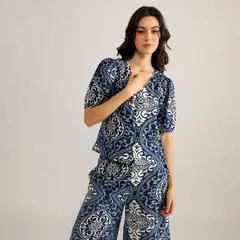 ELLE - Blusa Manga Corta Mujer