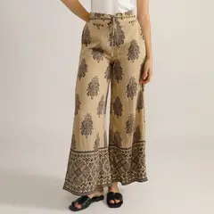 ELLE - Pantalón Tiro Medio Mujer