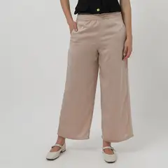 ELLE - Pantalón Tiro Medio Mujer