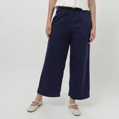 ELLE - Pantalón Tiro Medio Mujer