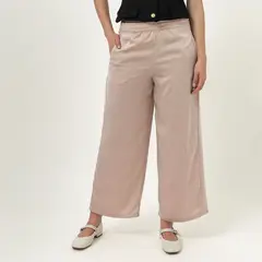 ELLE - Pantalón Tiro Medio Mujer
