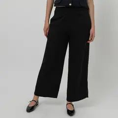 ELLE - Pantalón Tiro Medio Mujer