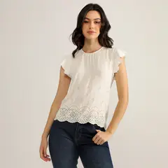 ELLE - Blusa Manga Corta Mujer