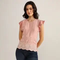 ELLE - Blusa Manga Corta Mujer