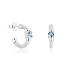 TOUS - Arete Plata Espinela Mesh