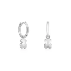 TOUS - Aretes Aro Plata Icon Metal 7mm