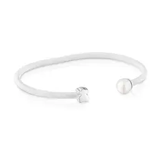 TOUS - Pulsera Plata Oso Perla Icon Mesh