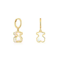 TOUS - Aretes Oso Galaxy Plata