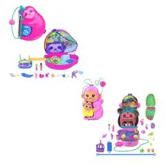 POLLY POCKET - Muñeca Barbie Hadas Pack X2