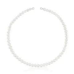 TOUS - Collar De Plata Y Perlas 47,5cm