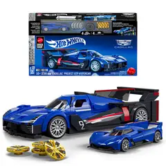MATTEL - Juguete Construcción Speed Cadillac Escala 1:32 Hot Wheels