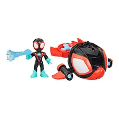 SPIDEY - Set Balsa de Agua And His Amazing Friends Figura Y Vehiculo Aleatorio