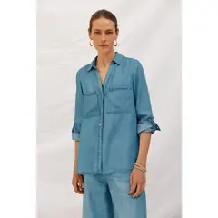 CORTEFIEL - Blusa Manga Larga Mujer