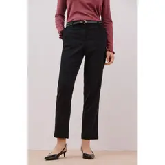 CORTEFIEL - Pantalón Regular Fit Tiro Alto Mujer