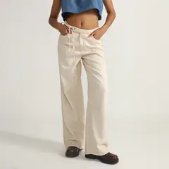 DENIMLAB - Jean Wide Leg Tiro Medio Mujer