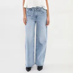 DENIMLAB - Jean Baggy Tiro Medio Mujer