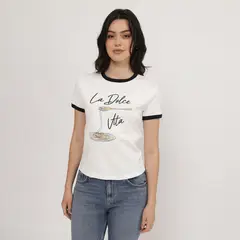 BASEMENT - Polo Manga Corta Mujer