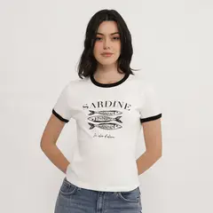 BASEMENT - Polo Manga Corta Mujer