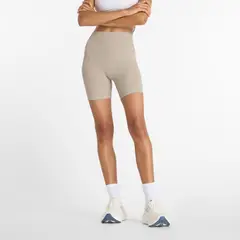 NEW BALANCE - Short Deportivo Mujer Beige
